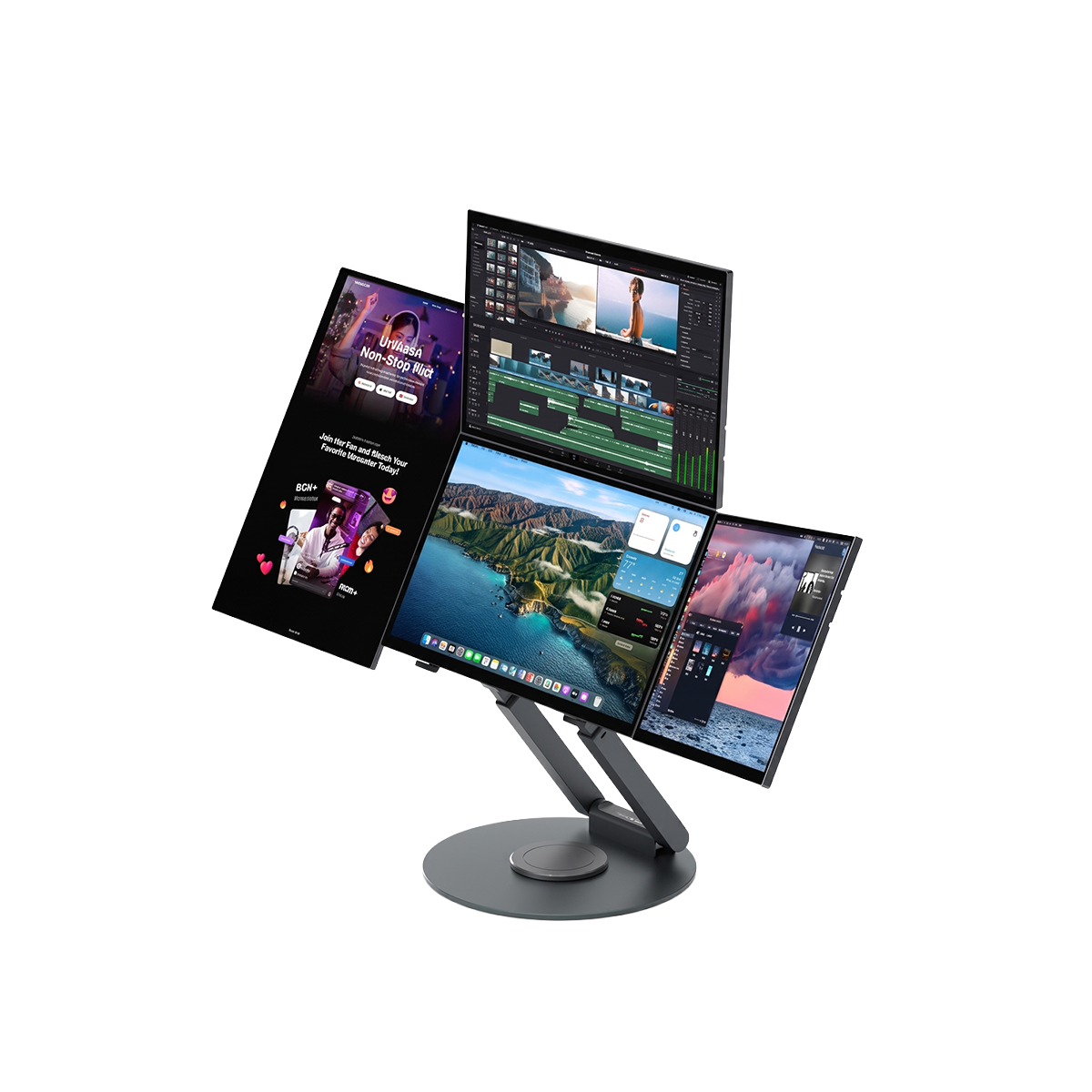 GAMEON OmniView Series 15.6″ FHD, IPS, 60Hz Modular Cockpit Monitor - Black