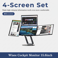 GAMEON OmniView Series 15.6″ FHD, IPS, 60Hz Modular Cockpit Monitor - Black