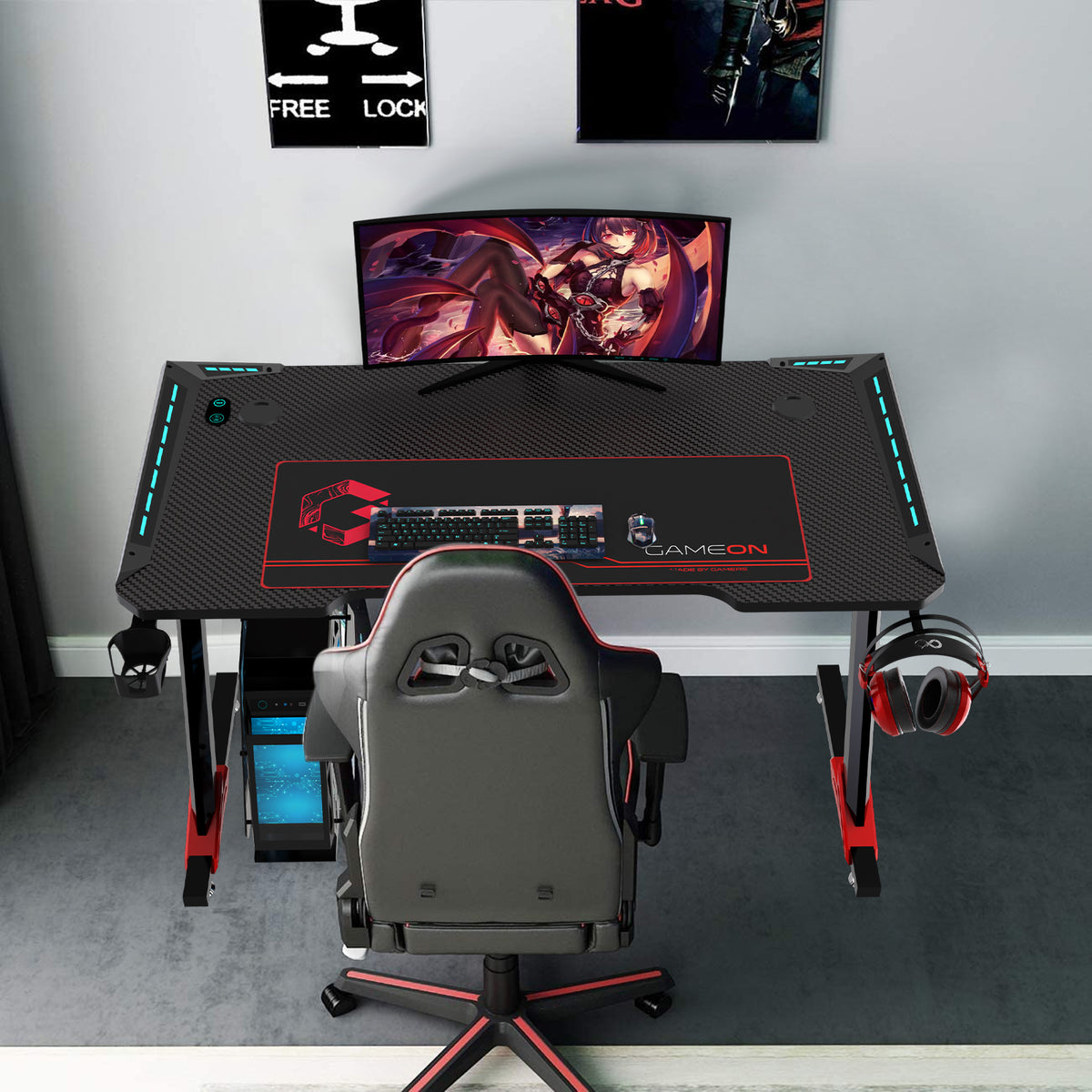 Desk Premium | – Desk II Gaming Buy Online Series Z-Shaped Raptor Quality Gaming